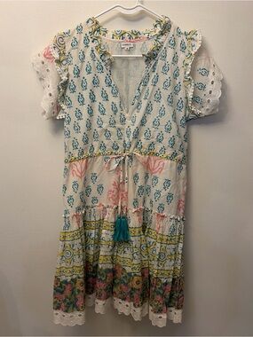 CHARLEE-By Charleston Shoe Company Garrot Dress Lily Green Sz M NWOT